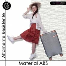 10kg Expandable Carry-On Travel Kit 20 Inches With Security Lock, 360° Wheels + Toiletry Bag - Silver - View 8
