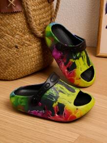 1 Pair Boys' Comfortable Fashion Casual Lightweight Colorful Foam Slippers For Spring/Summer Indoor/Outdoor - Multicolor - View 6