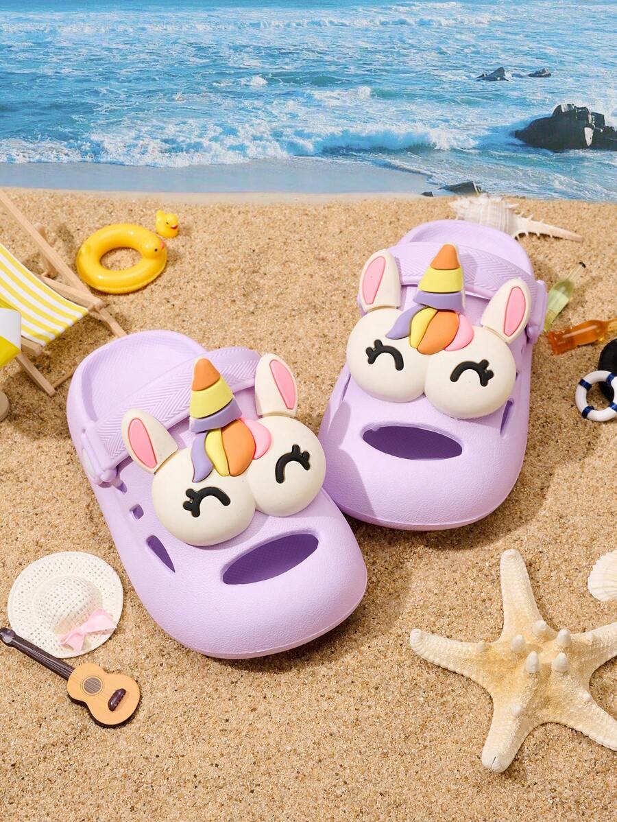 Zapatos casuales planos antideslizantes con ojos grandes lindos, cómodos y de moda, adecuados para el verano, para niños y niñas