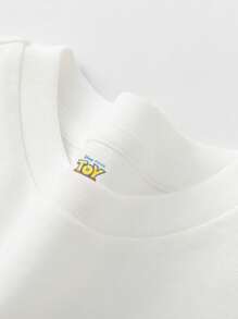 Balabala 男婴短袖T恤，舒适时尚 - 轻盈透气，可爱卡通图案 - 夏季必备 - 本白 - 查看 6