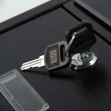 Mail Boxes With Key Lock,Locking Mailbox Wall Mounted,Large Capacity,Steel Cover Metal Postbox For House, Black,217*320*84mm - Black - View 4