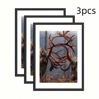 3 件装装饰相框，适用于墙壁和桌面展示、家居和办公室装饰、钻石画展示框、开斋节庆祝礼物、母亲节新年复活节礼物