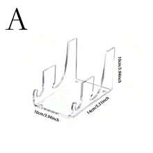 1pc Acrylic Clear Cutlery Display Stand, Suitable For Utensil Display Cabinet, Kitchen Storage Box - Clear - View 6