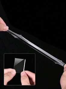 Reusable Transparent Double-Sided Acrylic Adhesive Tape, Trimmable, Wall Sticker, No Residue Strong Adhesive - Multicolor - View 7