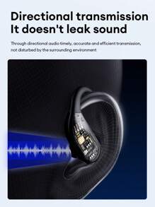 Lenovo Lenovo XT55 Bluetooth Earphones, Hanging Ear Style, 5.4 LED Power Display, Long Battery Life, HiFi Surround Sound, High Audio Quality, Low Latency, Clear Call With Microphone, Suitable For Music, Gaming And Sports, Wireless Earphones Compatible With Smartphones & Computers