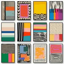 1 tấm áp phích và bản in trừu tượng đầy màu sắc của Mark Rothko, in trên vải, tranh treo tường, dùng cho phòng khách, phòng học, trang trí nhà không có khung - Nhiều màu - Xem 5