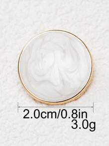 10 قطع/عبوة أزرار معدنية مدورة عالية الجودة بطلاء معدني مصقول بطريقة يدوية مرسومة، أزرار زخرفية متعددة الاستخدامات للقمصان والسترات والبدلات والفساتين والمعاطف والأحذية والقبعات والحقائب والأوشحة، إكسسوارات DIY