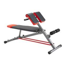 Roman Chair Hyperextension Bench, Multi-Functional Weight Bench For Full Body Workout, 660 Lbs Adjustable Extension Equipment For Back Arm Core Ab Workout, Sit Up Exercise Machine For Home Gym - Black+Red, 660 Lbs Load Capacity - View 8