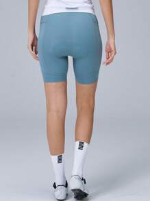 HISERWA Women's Cycling Shorts, Anti-Shock Silicone Foam Padded Breathable Fabric, High Elasticity And Hip Lifting