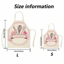 1pc Custom Chef Apron ,Mother's Day Gift,Customized Name, Women Custom Chef Cooking Kitchen Apron Personalized Kitchen Apron Customized Name Logo Picture Name Chef Apron Perfect For Mom