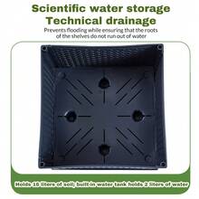 Raised Garden Bed, Tomato Planter With Trellis, Tomato Cages For Climbing Vegetables Plant, Self Watering Tomato Support Box For Garden Pots, Use For Patios Greenhouse Indoor Outdoor - 4層 - 查看 2