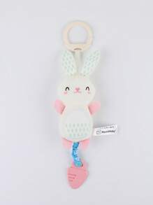 Cute Animal Fabric Soft Plush Hanging Ornaments, Car Hanging, Bed Hanging, Makes Baby Sounds, Baby Toy, Baby Safe Teether Chime, Multiple Options