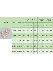 Baby Girls Rash Guard Swimsuit Rompers Long Sleeve Ocean Elements Print Toddler Ruffles Bathing Suit Swimwear - Pink - View 7