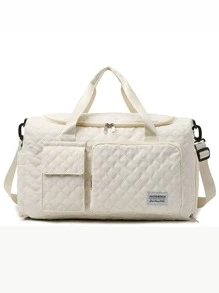 1PCS Deluxe Large Capacity Duffel Bag - Multi-Functional Shoulder And Crossbody Tote Bag With Two Size Options With Wet/Dry Pocket And Dual Side Pockets For Travel And Fitness