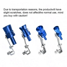 Car Turbo Whistle, Available In Blue Color S/M/L/XL, Turbo Whistle Exhaust Pipe Sound Maker, Small Size Suitable For 1-1.6L Displacement, Turbo Whistle Exhaust Pipe Sound Maker Suitable For 1.6-2.0L Displacement - Multicolor - View 3
