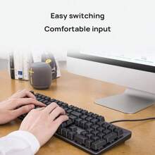 Logitech Keyboard K845 Wired Connection Comfortable Input Adjustable Tilt Angle 5 Backlight Modes Aluminum Shell Design Excellent Mechanical Key Switch Mechanical Feel