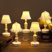 Retro European Mini Desk Lamp - Eye-Protecting Battery Power Desk Lamp, Mother's Day Gift Desktop Decorative Ambient Light, Used For Bedrooms, Rooms, Weddings, Home Decoration