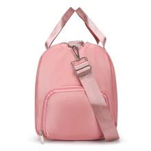 1PC Sports Fitness Bag For Women, Wet And Dry Separation, Swimming Training Bag, Short-Distance Travel Luggage Bag, Handbag, Men's Bag, Shoulder Travel Bag, Yoga Bag, Clothing Storage Bag, Large Capacity, Independent Shoe Compartment, Solid Color, Simple And Versatile Leisure Bag, Mommy Outing Bag, Maternity Bag