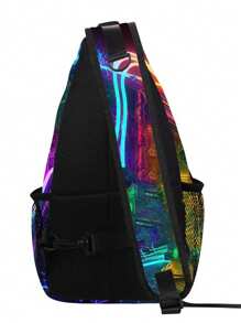 Bolso de bandolera ligero, bolso cruzado para el hombro, bolso de pecho con estampado de fútbol de dibujos animados, mochila para el día, mochila deportiva, de viaje para niños, adolescentes, niños y niñas