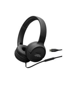 TUNE520C - USB-C Wired Headphones With JBL Pure Bass, Over-Ear Design For All Devices – Lightweight & Durable