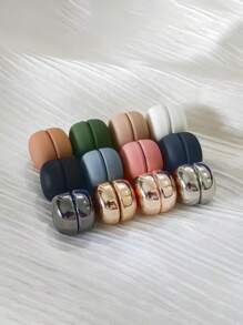 12 pièces Pinces magnétiques pour foulard, épingles magnétiques multi-usages sans crochet pour foulard, fermoirs magnétiques pour foulard, broches pour vêtements et foulards de femme (sans carte papier)