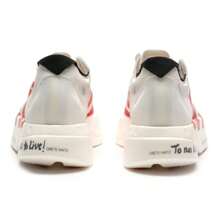 Adidas 男鞋跑鞋ADIZERO ADIOS PRO 4 M透氣舒適運動休閒鞋JR6363 - 漢玉白/淺猩紅/黑色 - 查看 5