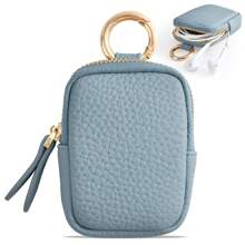 Cute Multi-Function Earphone, Coin And Key Pouch, Multi-Purpose Storage Bag With Zipper And Metal Hook For Car Keys, Jewelry, Earbuds, Convenient Packaging, Perfect Gift For Daily Commute, Celebrations, Keychain Bag, Bracelet Bag, Party Favors