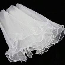 1张花束包装纸，韩式鲜花包装网纸，花网抗皱波浪纸，适用于母亲节、结婚纪念日、生日花店用品，DIY烘焙蛋糕装饰鲜花包装材料 - 彩色 - 查看 2