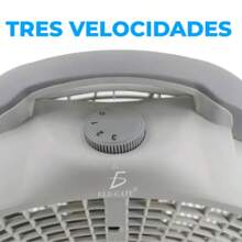 20″ Floor Or Desk Fan With High Power 20 Inch 3 Speeds - 淺灰色 - 查看 5