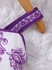 Young Girl' Retro Sleeveless Top And Long Skirt 2Pcs Set, Summer