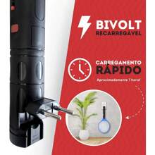 Raqueta eléctrica portátil para mosquitos, mata insectos recargable con luz LED, repelente de insectos para interiores y exteriores, silenciosa y segura, ideal para el verano - Amarillo - Ver 6