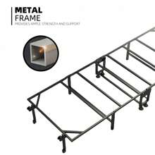 Pat pliabil rezistent de 75 inch, cadru din fier îngroșat, pat pliabil portabil cu rotile care se încuie, potrivit pentru pui de somn la birou, însoțitor de spital, acasă, stil minimalist