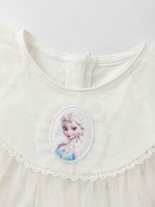 Balabala Girls' Princess Dress, Stylish Summer 2025 Outfit - Original White - View 6
