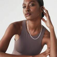 925 Sterling Silver Italian 5mm Cuban Necklace, Made In Italy 18K Gold Plated Solid Cut Cuban Necklace For Valentine's Day, Wedding Anniversaries, Christmas, All Kinds Of Festivals, Special Occasions, Gift Box. - Silver - View 9