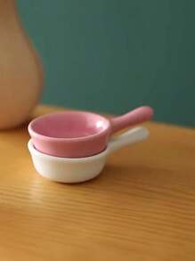 4 platos cerámicos para especias para uso doméstico, cocina y restaurante, ideales para sal, azúcar, especias, chile en polvo, apropiados para uso al aire libre, bodas, fiestas, regalos, cumpleaños y útiles escolares