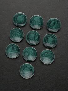 10 قطع/عبوة أزرار معدنية مدورة عالية الجودة بطلاء معدني مصقول بطريقة يدوية مرسومة، أزرار زخرفية متعددة الاستخدامات للقمصان والسترات والبدلات والفساتين والمعاطف والأحذية والقبعات والحقائب والأوشحة، إكسسوارات DIY