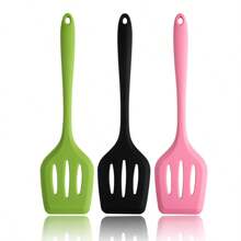 1pc Premium Large Silicone Cooking Shovel - Non-Stick, Leak-Proof & Durable - Perfect For Pizza, Fish & More, Ultra-Flexible & Long-Lasting