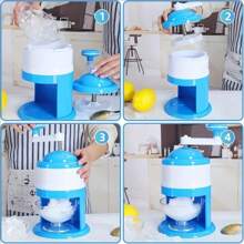 Manual Fruit Smoothie Machine - Compact Hand Cranked Ice Grinder, Made Of ABS Material, Round, Suitable For Home Use, Fruit Smoothie Machine | Modern Kitchen Appliances | Ice Grinder, 1 Bar Juice Stick, Crushed Ice Stick, Manual Mixer, Lemon Hammer, Juice Stick
