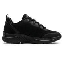 Skechers BOB'S SPORT系列女士休闲运动鞋，缓震日常旅行鞋117561-BBK - 全黑色 - 查看 2