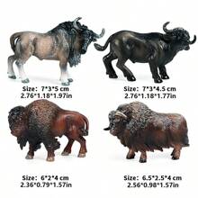 Farm Animals Toys Set,Simulated Calf Animal Model, Cow Statue Toy,Cake Decoration, Children's Holiday Gift