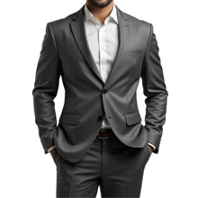 Men's Slim Fit Formal Suit – Sophisticated Design & Slim Fit - View 2