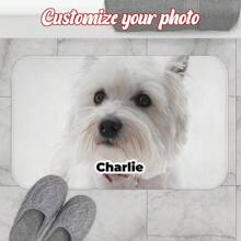 Personalized Bath Mat, Custom Photo Bath Mat, Text Bath Mat, Bathroom Decoration, Custom Door Mat, Picture Bath Mat, Name Initials Bat Mat Fall Decor Back To School