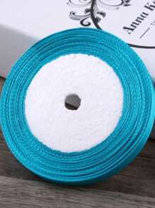 1 Roll 1cm X 25yd Satin Ribbon Hairbands DIY Craft Gift Wrapping Cake Decoration Strings - Multicolor - View 15