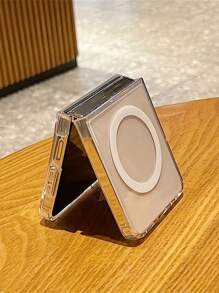 透明磁吸式手机壳,兼容三星 Z、Z Flip 6、Z Flip 5、Z Flip 4、Z Flip 3,支持 5G 无线充电,保护套 - 無色 - 查看 6