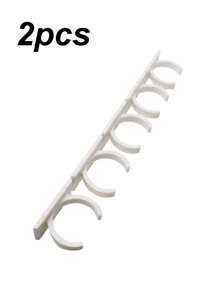 1pc-4pcs Spice Jar Wall Mount Rack, Modern Minimalist White Hanging Spice Bottle Storage Organizer For Kitchen - Multicolor - View 12