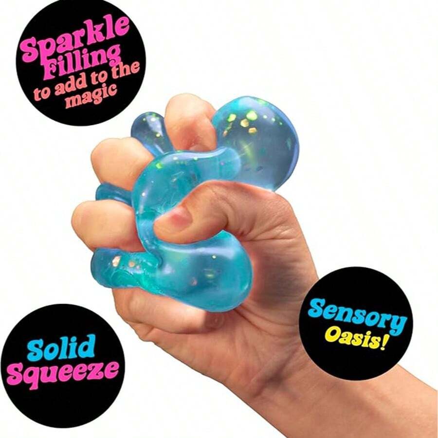 1 pieza Schylling NeeDoh Dream Drop - Juguete suave y sensorial para apretar con una textura suave y soñadora, para regalos de fiesta, festividades y Año Nuevo