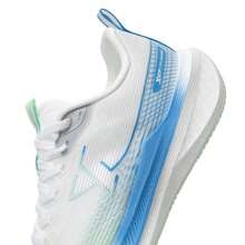 XTEP Men's Breathable Comfortable Running Sneakers - Classic White/ Green/Sea Sky Blue - View 7