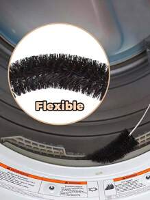 1pc Dryer Vent Cleaner Kit Clothes Dryer Lint Brush Vent Trap Cleaner Home Essentials Long Flexible Refrigerator Coil Brush Vacuum Brush Household Cleaning Products,Kitchen,Bathroom,Home,Household Supplies - Multicolor - View 3