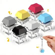Llavero antiestress de botón, diseño de plástico multicolor que ayuda a relajarse y concentrarse, regalo perfecto para Halloween, Acción de Gracias, Navidad, Pascua