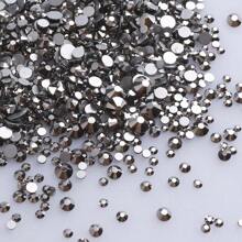 1440pcs Mixed SS3-SS20 Flat Back Glass Silver Base Rhinestones, DIY Nail Art Accessories - Multicolor - View 16